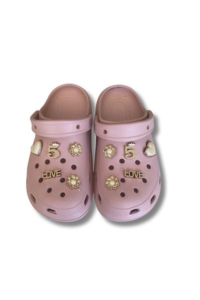 Lovita Shoes Lovita C.R.O.C.S Model Slippers 36-40 Powder