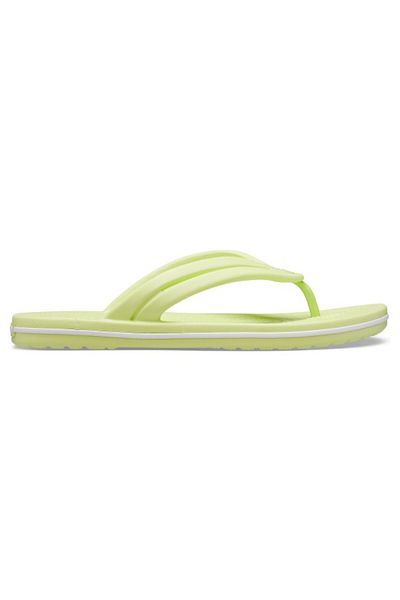 Crocs Women's Crocband Flip Yellow - Lime Zest 34-35 EU - W5 US