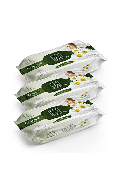 DEXCLUSIVE Islak Havlu Chamomile 120 Adet X 3 Adet