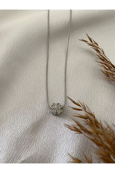 stainless steell Minimal Figure Steel Necklace