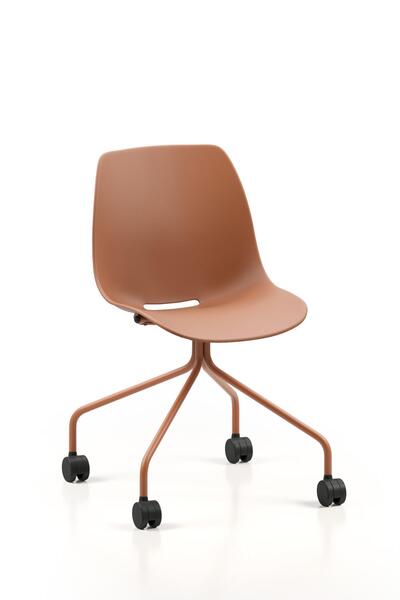 Bürotime Surf Mobil Sandalye, Boyalı Ayak & Kiremit