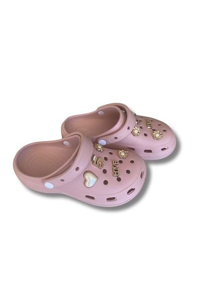 Lovita Shoes Lovita C.R.O.C.S Model Slippers 36-40 Powder