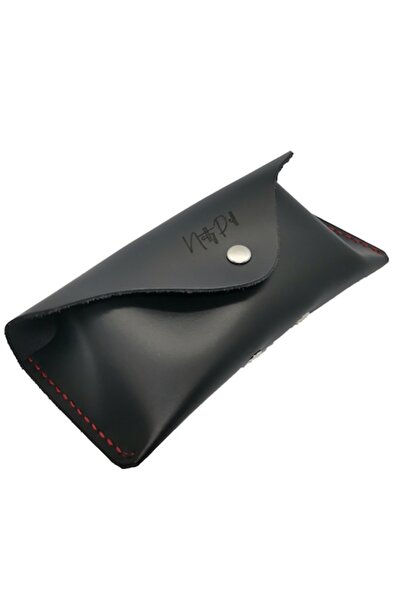 Natty Pell Glasses Case Made from Leather, Black