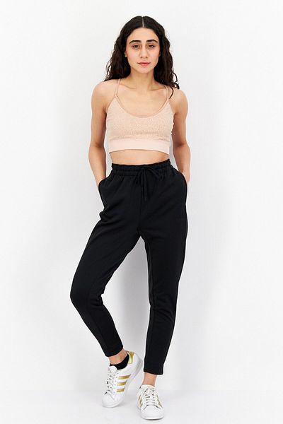 adidas Women Sportswear Fit Training Tapered Pants, Black