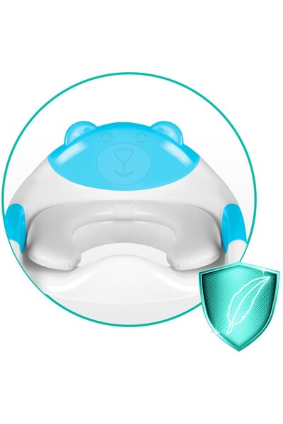 ideal STORE idealSTORE Children's Toilet Reducer, Adjustable Height, One Step, Anti-Slip Feet, Maximum Weight
