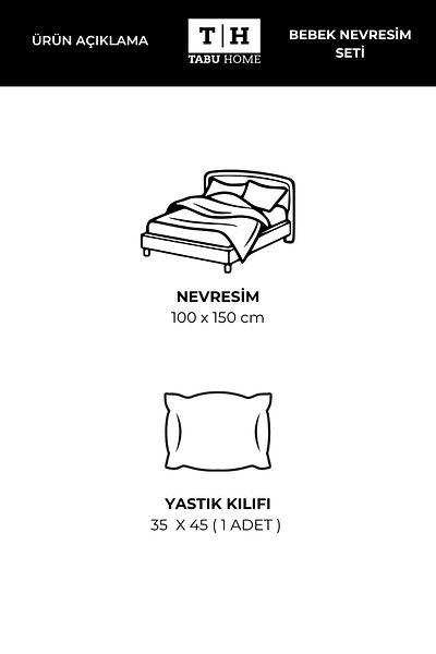 Tabu Home Teddy Bear Baby Duvet Cover Set