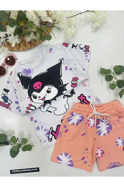 chibuumbabykids GIRL'S SHORTS SET