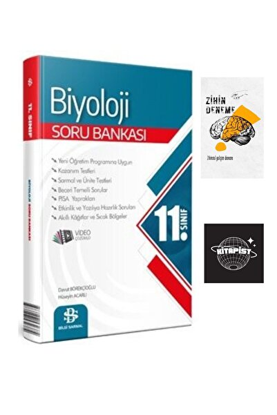 Bilgi Sarmal Yayınları BİLGİSARMAL 11.SINIF BİYOLOJİ SORU BANKASI 2026+ZİHİND...
