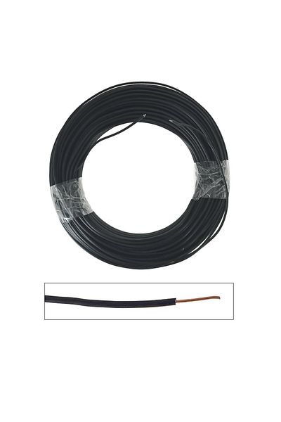 OEM Rola conductor electric, 1.5 mmp, din cupru, 100 m, FE-40906-BK, negru