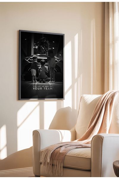 21mxm Motivational Canvas Poster, GT-R Night Drive Art, "Crave Success" Quote, Fuel Your Hustle 2025