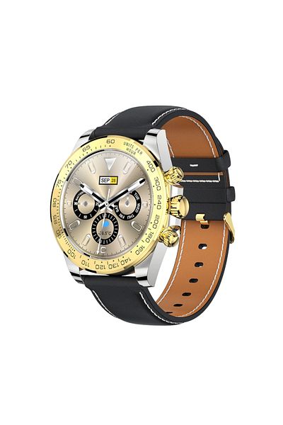 ideal STORE Smartwatch CharmPiele Gold IdealStore, Stainless Steel Dial, 1.3 Inch Resistive Touchscreen