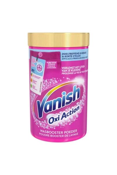 Vanish Pudră Pink Oxi Action pentru îndepărtarea petelor, 1,5 kg