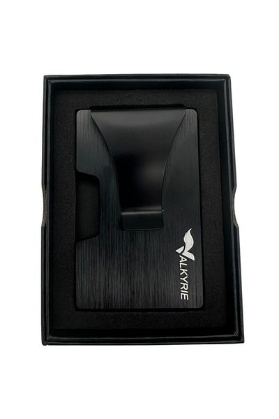 valkyrie Metal Minimalist Card Holder with Smart Mechanism Rfid Protected Stylish Durable 15-25 Card Capacity