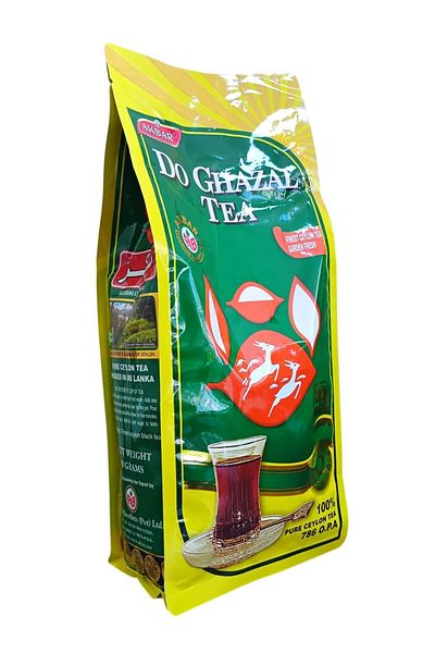 HİLALPAK Do Ghazal Tea 6 Pieces of 400 Gr Imported Tea (100% Pure Ceylon Tea 786 O.P.A)