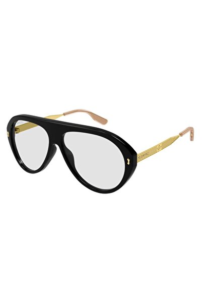 Gucci GG1515S 004 61-13 Unisex Güneş Gözlüğü – Damla Siyah Asetat Çerçeve, Şe...