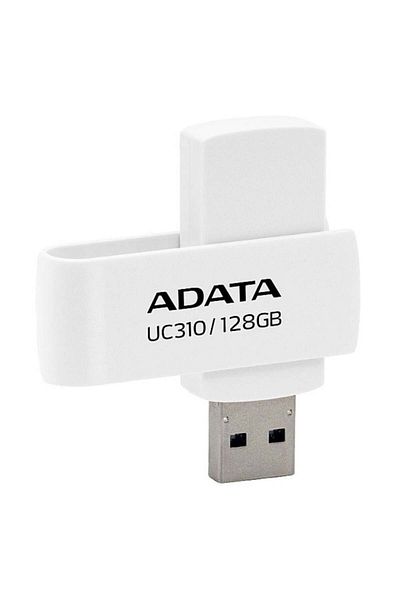 Adata Usb 3.2 Flashdrive Memory Stick, 128gb, Uc310, White