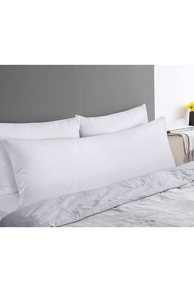 DVLT Defleet Soft Body Pillow Long Pillows for Side and Back Sleepers Cotton Blend Cover Microfiber Filling 140*50cm