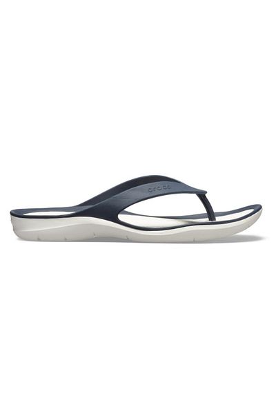 Crocs Flip-uri Swiftwater pentru femei, 39-40 EU - W9 US Albastru - Bleumarin/Alb