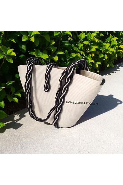 home decors by özlem Straw Shoulder Bag Beach Bag Daily Bag Handcrafted Handmade