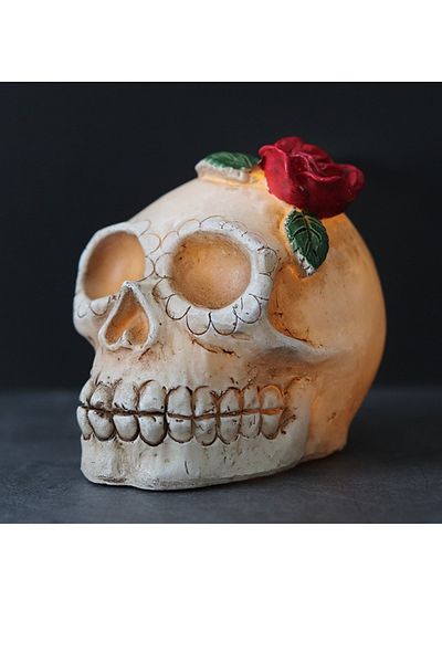 OEM Decoratiune LED pentru petrecere, 7 x 6.5 x 5.5 cm, model craniu, multicolor
