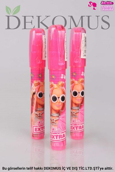 Barbie New Season Licensed Barbie with Dekomus 2 Pieces Rocket Eraser