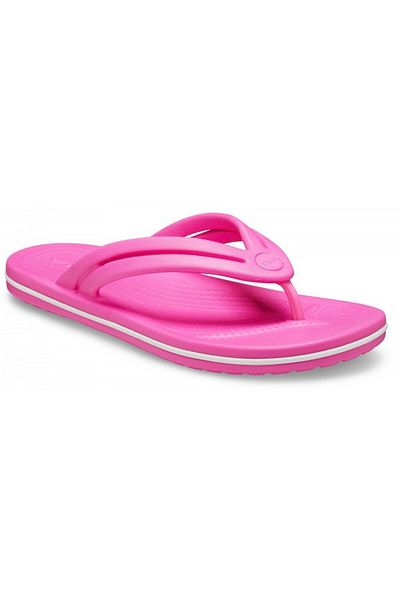 Crocs Women's Crocband Flip Clogs 41-42 EU - W10 US Pink - Electric Pink