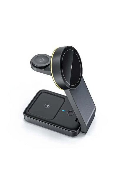 Loowoko Stație de încărcare wireless W79 3 în 1