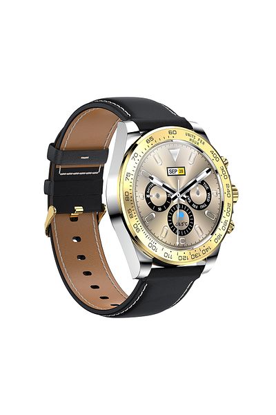ideal STORE Smartwatch CharmPiele Gold IdealStore, Stainless Steel Dial, 1.3 Inch Resistive Touchscreen