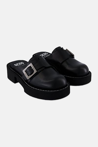 CLARKS GCDS x Clarks Men Slip On Clogs, Black