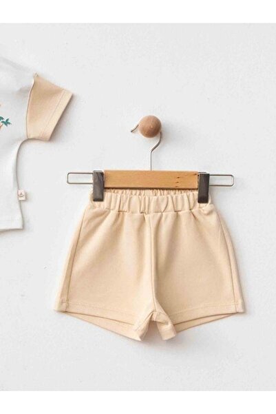 Zekids Baby Boy Organic Cotton Collar T-Shirt Shorts Set