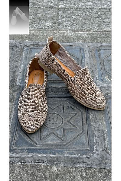 eformoda by emre yılmaz Balerini din dantelă de paie pentru damă PW01
