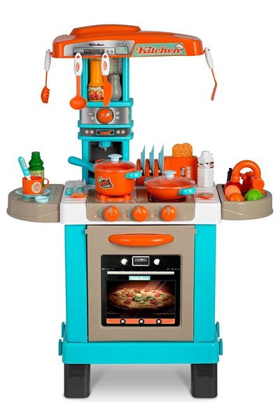 ideal STORE IdealStore MasterKitchen children's kitchen, contains cutlery, dishes and accessories, LED lighting, effect