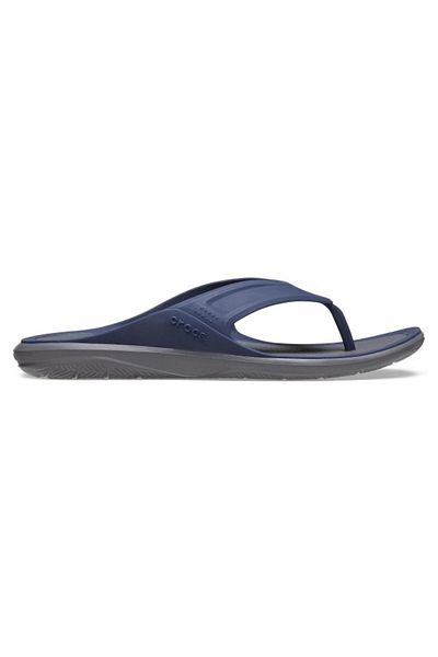 Crocs Men's Swiftwater Wave Flip Clogs 39-40 EU - M7 US Blue - Navy/Slate Grey