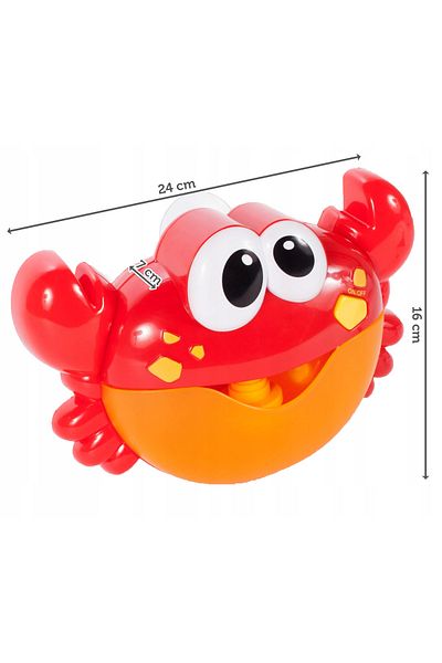 ideal STORE Bubble Krab Blue IdealStore Bath Toy, Sound Effects, Dimensions 24x8x15 cm, Includes suction cup p