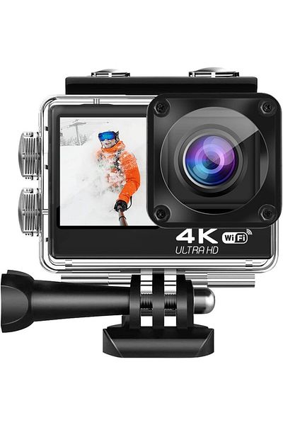 ideal STORE SuperSonic idealSTORE Multifunctional Action Camera, Dual Color Touch Screen IPS, WIFI, Resolution