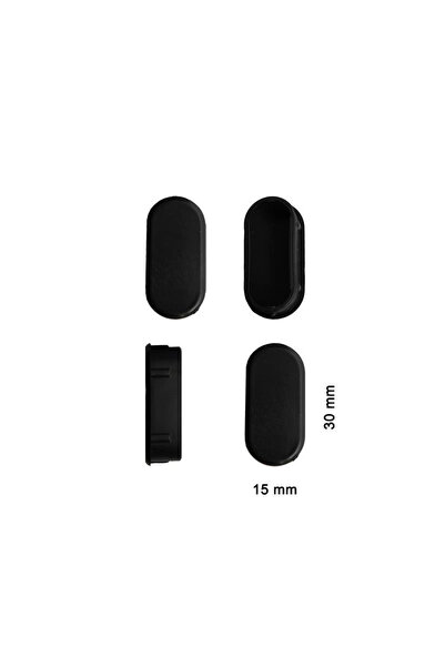 Twin Store سدادة داخلية بيضاوية مقاس 15 × 30 مم 4 قطع