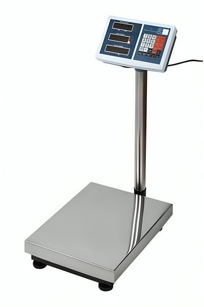 ideal STORE idealSTORE Electronic Scale, Illuminated LCD DISPLAY, Dimensions 65 x 30 x 40 cm, Adjustable Feet,