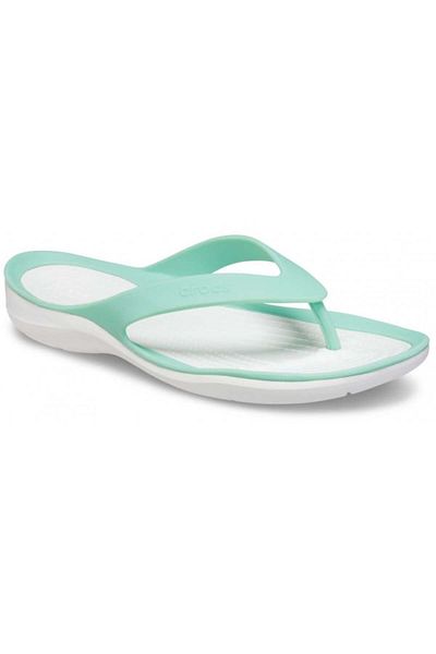 Crocs Women's Swiftwater Flip Flip Flops Green - Pistachio 34-35 EU - W5 US