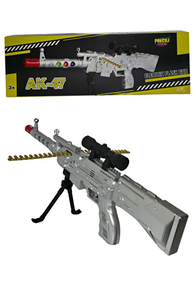RAF Store Kutulu Pilli Işıklı Oyuncak AK-47 Tüfek Silah