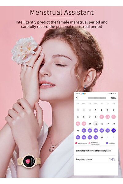 ideal STORE Έξυπνο ρολόι idealStore PowStell, Λεπτός σχεδιασμός, Λειτουργίες πολλαπλών σπορ, Παρακολούθηση υγείας, Προσωπική υπενθύμιση