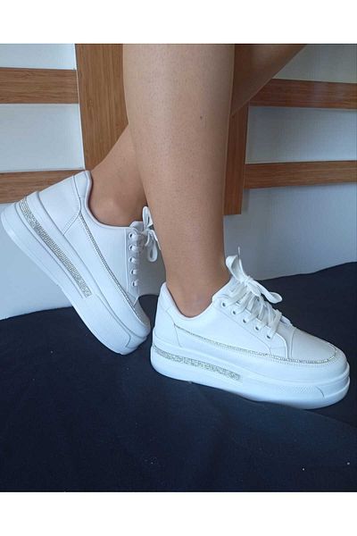 K&A Women's Sports Shoes White Color