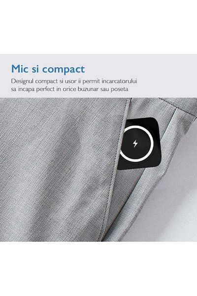 Loowoko Stație de încărcare wireless pliabilă universală Pb11 3 în 1