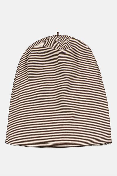 Tchibo Kids Boy Reversible Beanie Hat, Brown