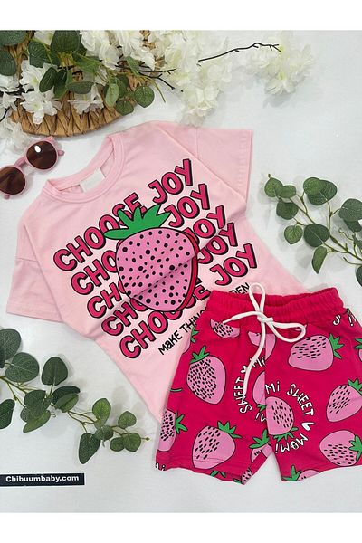 chibuumbabykids GIRL'S SHORTS SET