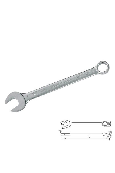 Twin Store Mey Import ®   İzeltaş 0320 Combination Wrench 12 mm Short Size