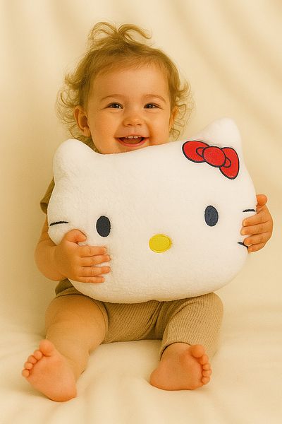 SNSTİCARET Labubu Plush Doll Decorative Pillow, Sleeping Companion Labubu Toy