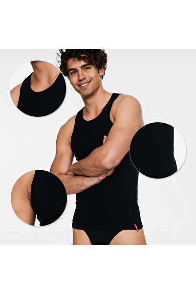 Henderson Men's undershirt classic style & modern comfort & Straight cut & 100% cotton & Comfort | M100