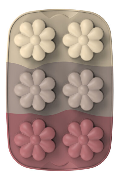 HIMYHOME Silicone Mix Muffin Cake Mold Flower