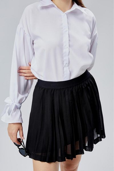 EMMAS CLOTHİNG Oversize Gather Detailed Satin Blouse