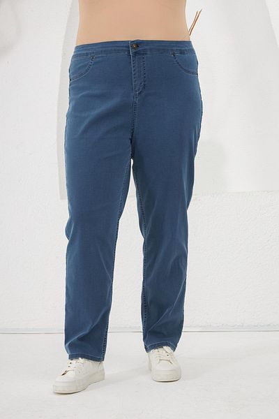 RMG Plus Size Jeans Medium Blue
